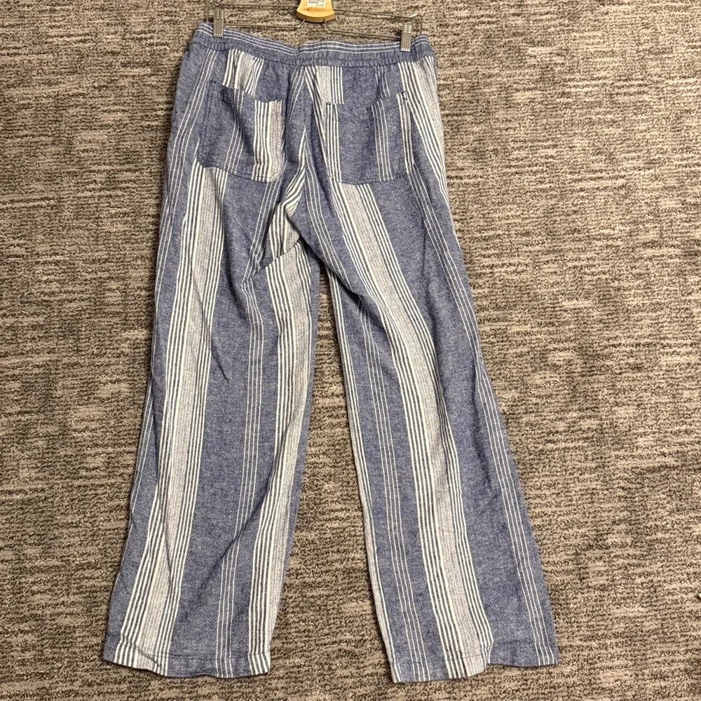 Old Navy Navy and White Striped Trousers - Picture 2 of 3